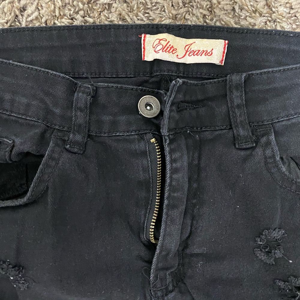 Elite Jeans Black Denim Pants